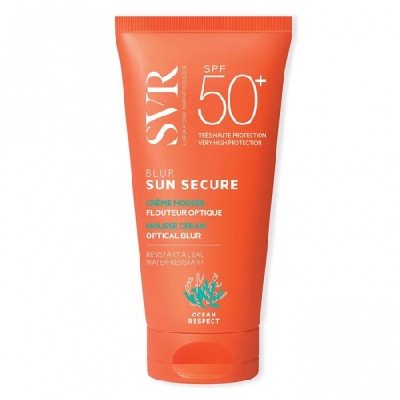 SVR Sun Secure SPF 50+ kremowy mus ochronny ujednolicający skórę bezzapachowy, 50 ml