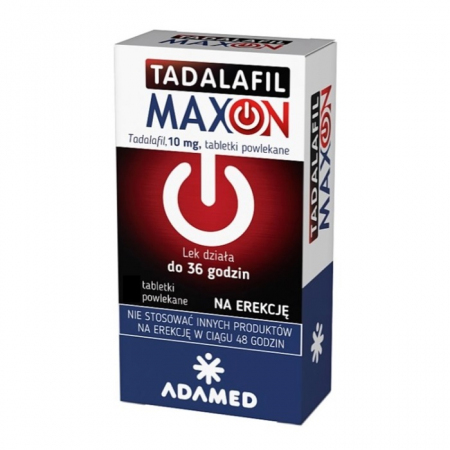 Tadalafil Maxon 10 mg tabletki powlekane na potencję, 4 szt.