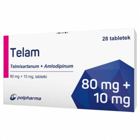 Telam 80 mg + 10 mg tabletki, 28 szt.