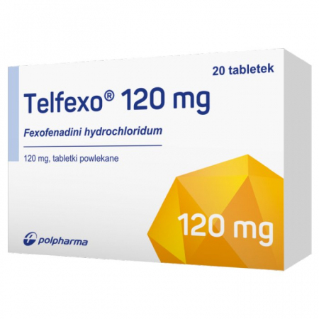 Telfexo 120 mg 20 tabletek powlekanych