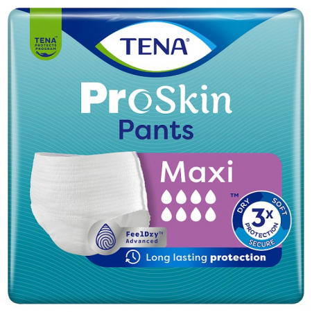 Tena Pants ProSkin Maxi majtki chłonne rozmiar XL, 10 szt.