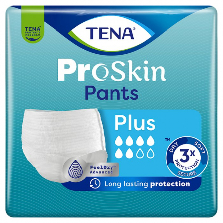 Tena Pants ProSkin Plus majtki chłonne rozmiar L, 10 szt.