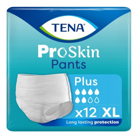 Tena Pants Proskin Plus majtki chłonne rozmiar XL, 12 szt.