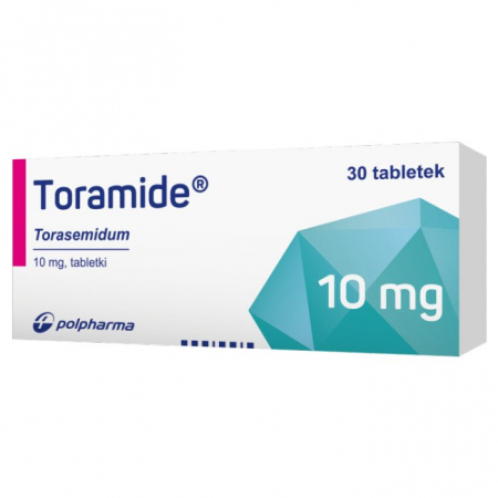 Toramide 10 mg, 30 tabletek