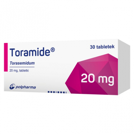 Toramide 20 mg, 30 tabletek