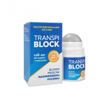 Transpiblock Roll-on bloker potu dla kobiet i mężczyzn, 50 ml