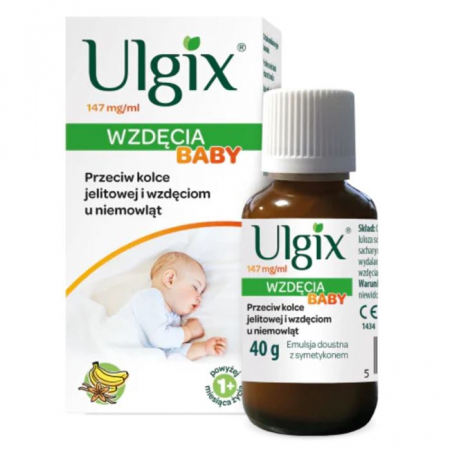 Ulgix Wzdęcia Baby emulsja doustna na wzdęcia dla niemowląt, 40 g