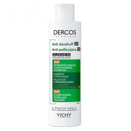 Vichy Dercos DS szampon przeciwłupieżowy z odżywką 2w1, 200 ml