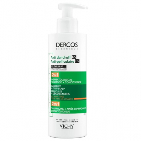 Vichy Dercos DS szampon przeciwłupieżowy z odżywką 2w1, 390 ml