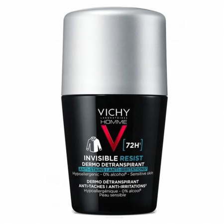 Vichy Homme Invisible Resist 72h antyperspirant w kulce dla mężczyzn, 50 ml