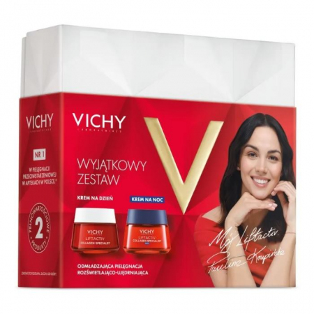 Vichy LiftActiv Collagen Specialist Zestaw: Krem na dzień 50 ml + Krem na noc, 50 ml