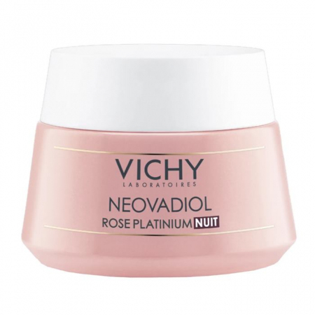 Vichy Neovadiol Rose Platinium różany krem na noc do skóry dojrzałej, 50 ml