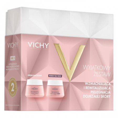 Vichy Neovadiol Rose Platinium Zestaw: rewitalizujący krem na dzień, 50ml + regenerujący krem na noc, 50 ml