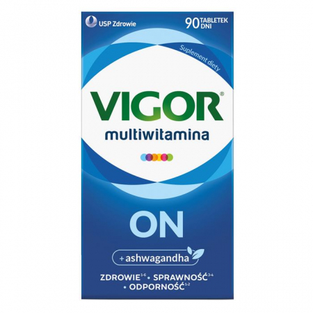 Vigor Multiwitamina ON tabletki z witaminami i minerałami dla mężczyzn, 90 szt.