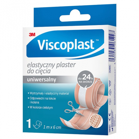 Viscoplast plaster elastyczny do cięcia uniwersalny 1 m x 6 cm, 1 szt.