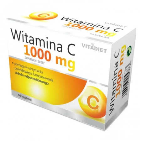 VitaDiet Witamina C 1000 mg kapsułki, 60 szt.