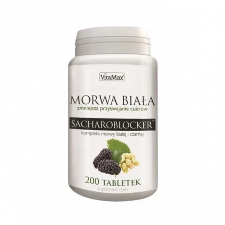 VitaMax Morwa biała 200 tabletek