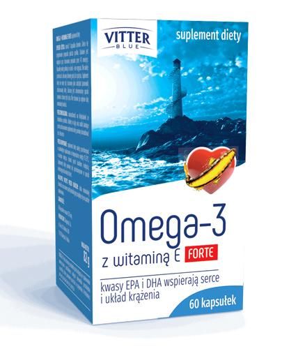 Vitter Blue Omega 3 Z Wite Forte 60 Kapsułek Cholesterol I Miażdżyca Lekischorzenia Alleccopl