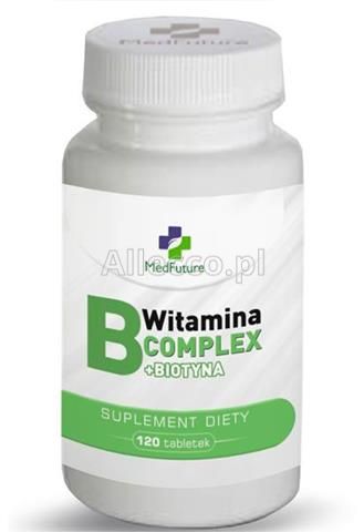 Witamina B Complex 120 Tabletek Witaminy Z Grupy B Witaminy I Minerały Alleccopl