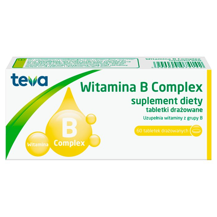 Witamina B Complex 60 Tabletek Drażowanych Witaminy Witaminy Z Grupy B Witaminy I Minerały Alleccopl