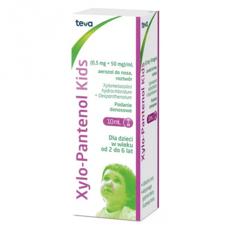 Xylo-Pantenol Kids aerozol do nosa dla dzieci, 10 ml