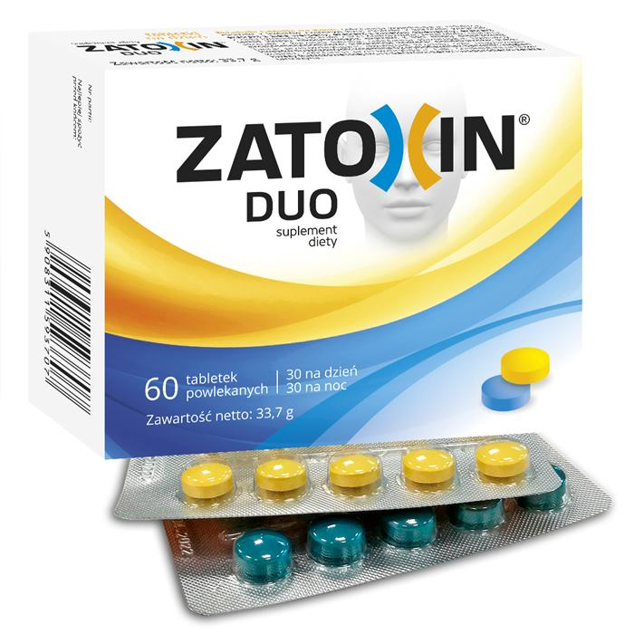 Zatoxin Duo Tabletki Na Zatoki Na Dzień I Na Noc 60 Szt 3030 Szt