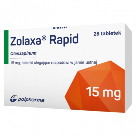 Zolaxa Rapid 15 mg 28 tabletek ulegających rozpadowi w jamie ustnej