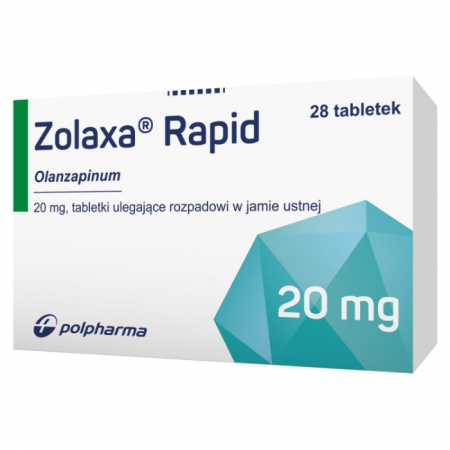 Zolaxa Rapid  20 mg 28 tabletek ulegających rozpadowi w jamie ustnej