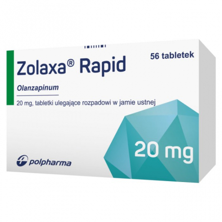 Zolaxa Rapid  20mg, 56 tabletek ulegających rozpuszczeniu w jamie ustnej