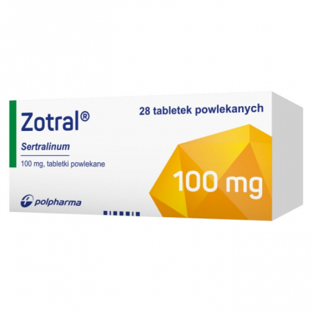Zotral 100 mg 28 tabletek powlekanych